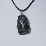 Genuine Sikhote Alin Meteorite Pendant // 18" Sterling Silver Chain