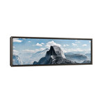 Scenic View Of Rock Formations, Half Dome, Yosemite Valley (12"H x 36"W x 0.75"D)