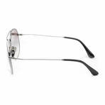 Men's Fashion PR51YS-M4Y0A7 Sunglasses // Black-Gunmetal + Gray Gradient