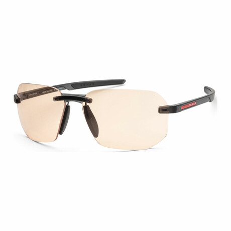 Men's Linea Rossa PS09WS-13C01S Polarized Sunglasses // Gray Crystal + Photo Orange