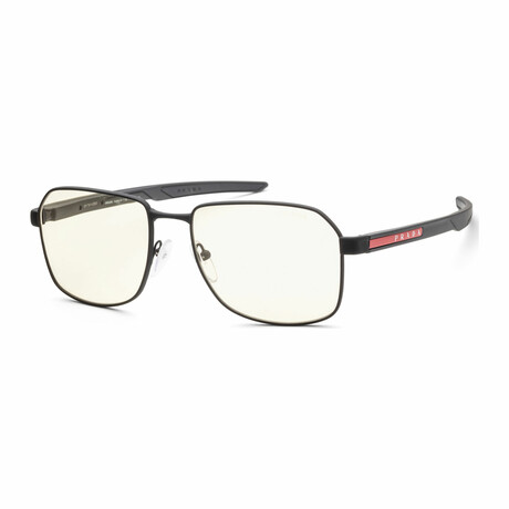 Men's Linea Rossa PS54WS-DG002S Sunglasses // Matte Black + Brown Photochromic