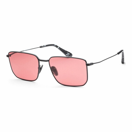 Men's Fashion PR52YS-1BO06O Sunglasses // Matte Black + Red