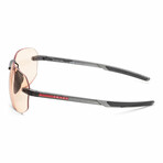 Men's Linea Rossa PS09WS-13C01S Polarized Sunglasses // Gray Crystal + Photo Orange