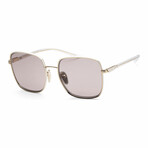Women's Fashion PR55YS-ZVN06I Sunglasses // Pale Gold + Light Purple Brown