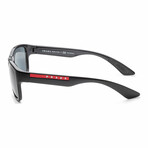 Men's Linea Rossa PS01US-1AB5Z1 Polarized Sunglasses // Black + Gray