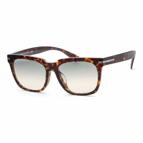 Men's Fashion PR04YSF-2AU718-57 Sunglasses // Tortoise + Clear-Gray Gradient