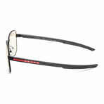 Men's Linea Rossa PS54WS-DG002S Sunglasses // Matte Black + Brown Photochromic