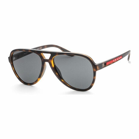 Men's Linea Rossa PS06WS-58106F Sunglasses // Matte Havana + Dark Gray
