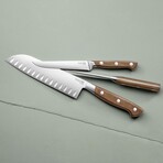 Georges 7.5" Santoku Knife // Walnut Handle