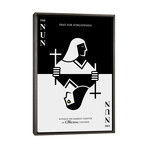 The Nun Minimalist Poster - Card Trick  by Popate (26"H x 18"W x 0.75"D)