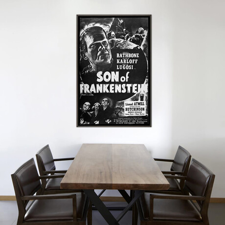 Son Of Frankenstein, 1939 by Unknown (26"H x 18"W x 0.75"D)