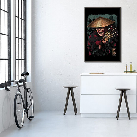 The Samurai Dreamer by Vincent Trinidad (26"H x 18"W x 0.75"D)