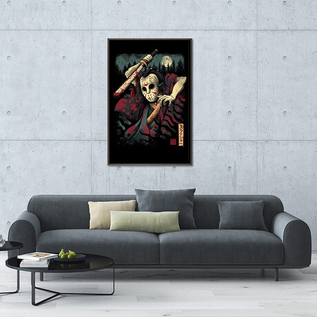 The Samurai Slasher by Vincent Trinidad (26"H x 18"W x 0.75"D)