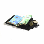 iClutch Wallet + Coins Pocket // Black