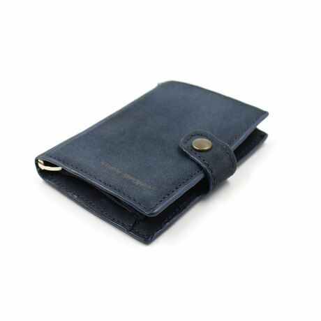 iClutch Wallet + Coins Pocket // Blue