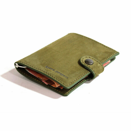 iClutch Wallet + Coins Pocket // Green