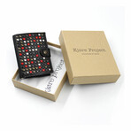 iClutch Wallet + Coins Pocket // Red Studs