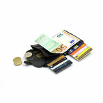 iClutch Wallet + Coins Pocket // Black Studs