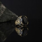 Sterling Silver + Onyx Ring III (9)
