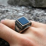 Sterling Silver + Onyx Ring I (9)