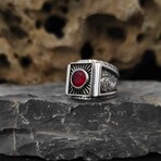Sterling Silver + Ruby Ring I (9)