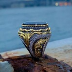 Sterling Silver + Onyx Ring IV (9)