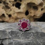 Sterling Silver + Ruby Ring (9)