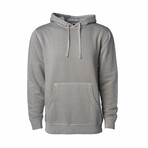 Pigment Dyed Hoodie // Light Grey (M)