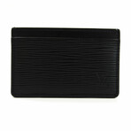 Epi Leather Porte Carte // Black