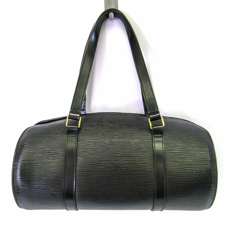 Epi Leather Baguette Handbag // Black