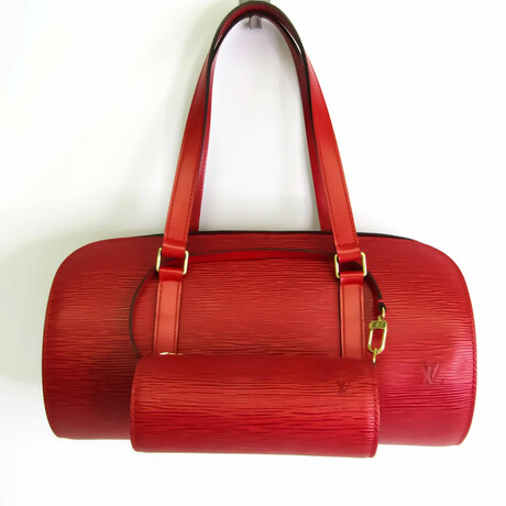 Epi Leather Handbag // Red