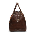 Tourist Leather Duffel Bag 21" // Antique Brown