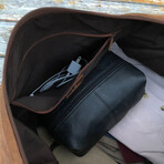 Tourist Leather Duffel Bag 21" // Distressed Brown