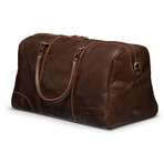 Tourist Leather Duffel Bag 21" // Antique Brown