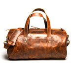 Leather Gym Bag 20" // Brown