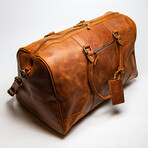 Tourist Leather Duffel Bag 23" // Distressed Brown