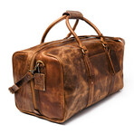 Leather Luggage Bag 20" // Distressed Brown