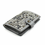 iClutch Wallet + Coins Pocket // Gray Studs