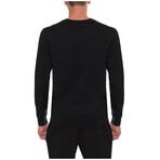 Jordan V-Neck Pullover Sweater // Black (L)