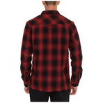 Bruno Flannel Button-Up Shirt // Redwood Plaid (L)