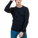 0224 Tailor Fit Crewneck Sweater // Black (S)