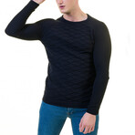0224 Tailor Fit Crewneck Sweater // Black (L)