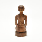 Egyptian Wooden Figure of a Scribe // 2040-1293 BC