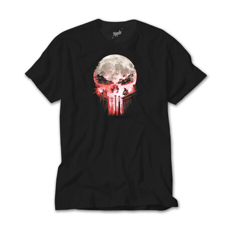 Red Skull Short Sleeve Tee // Black (XS)
