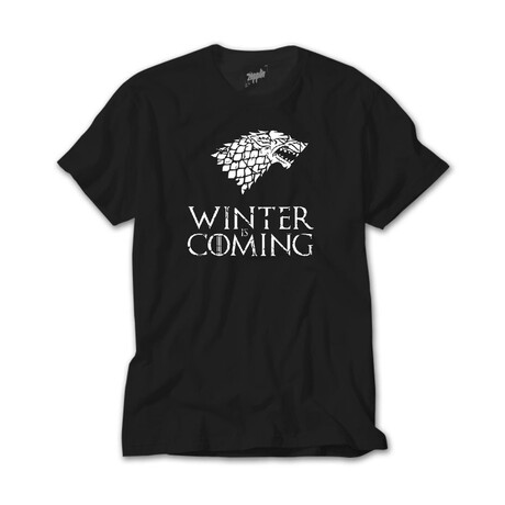 Winter is Coming Short Sleeve Tee // Black (XS)