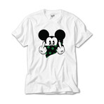 Bandana Mickey Short Sleeve Tee // White (XL)