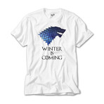 Winter is Coming Short Sleeve Tee // White (XL)