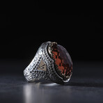 Sea Model Zultanite Stone Silver Ring (11)