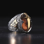 Zultanite Stone Sword Design Silver Ring (11)