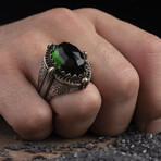 Green Paraiba Silver Ring (10)